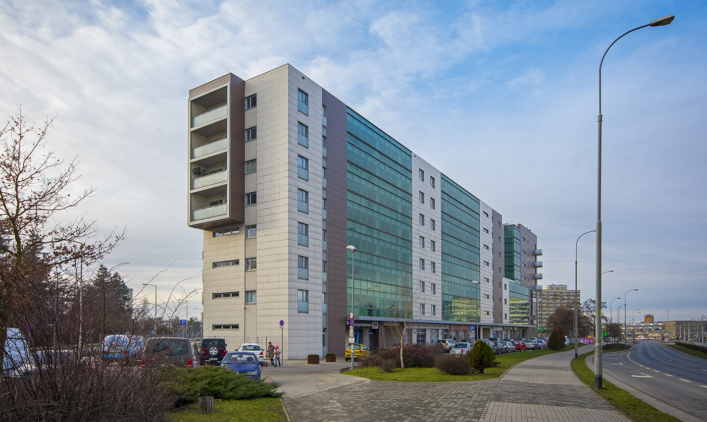 Osiedle Ogrody Grabiszyńskie przy al. Hallera we Wrocławiu